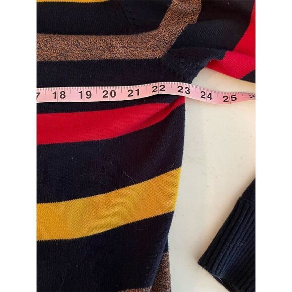 Sean John Men's 2XL Striped V-Neck Pullover Sweater Multicolor Casual - Picture 5 of 8